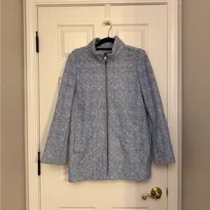 Banana Republic Blue Teddy Jacket Cozy and Stylish